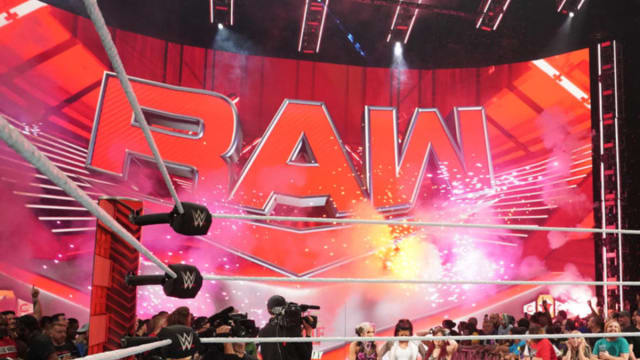 WWE Monday Night Raw pyro.